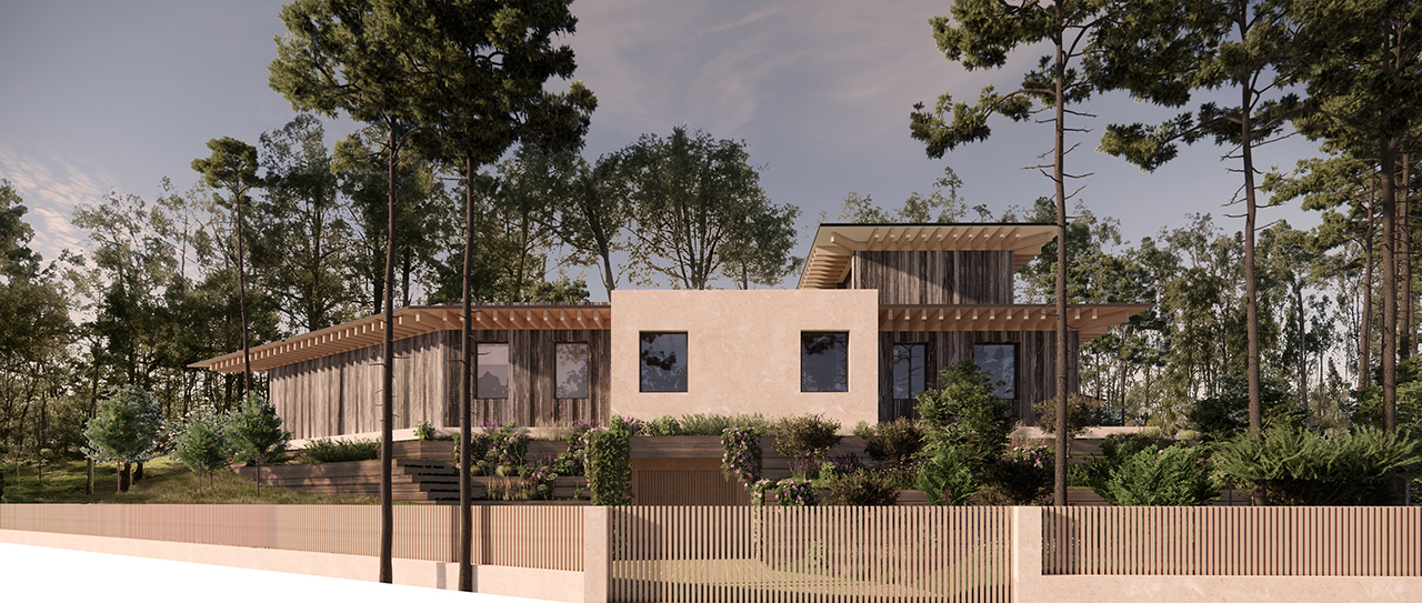 Villa L'envol, La Palmyre, vue nord