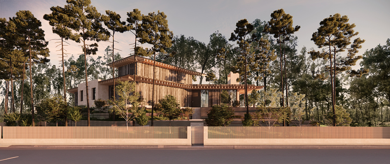 Villa L'envol, La Palmyre, vue nord-ouest